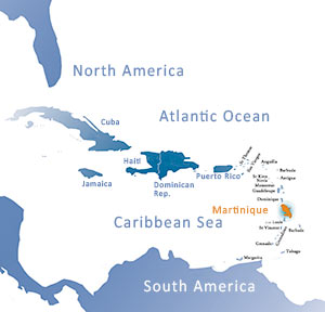 caribbean island martinique